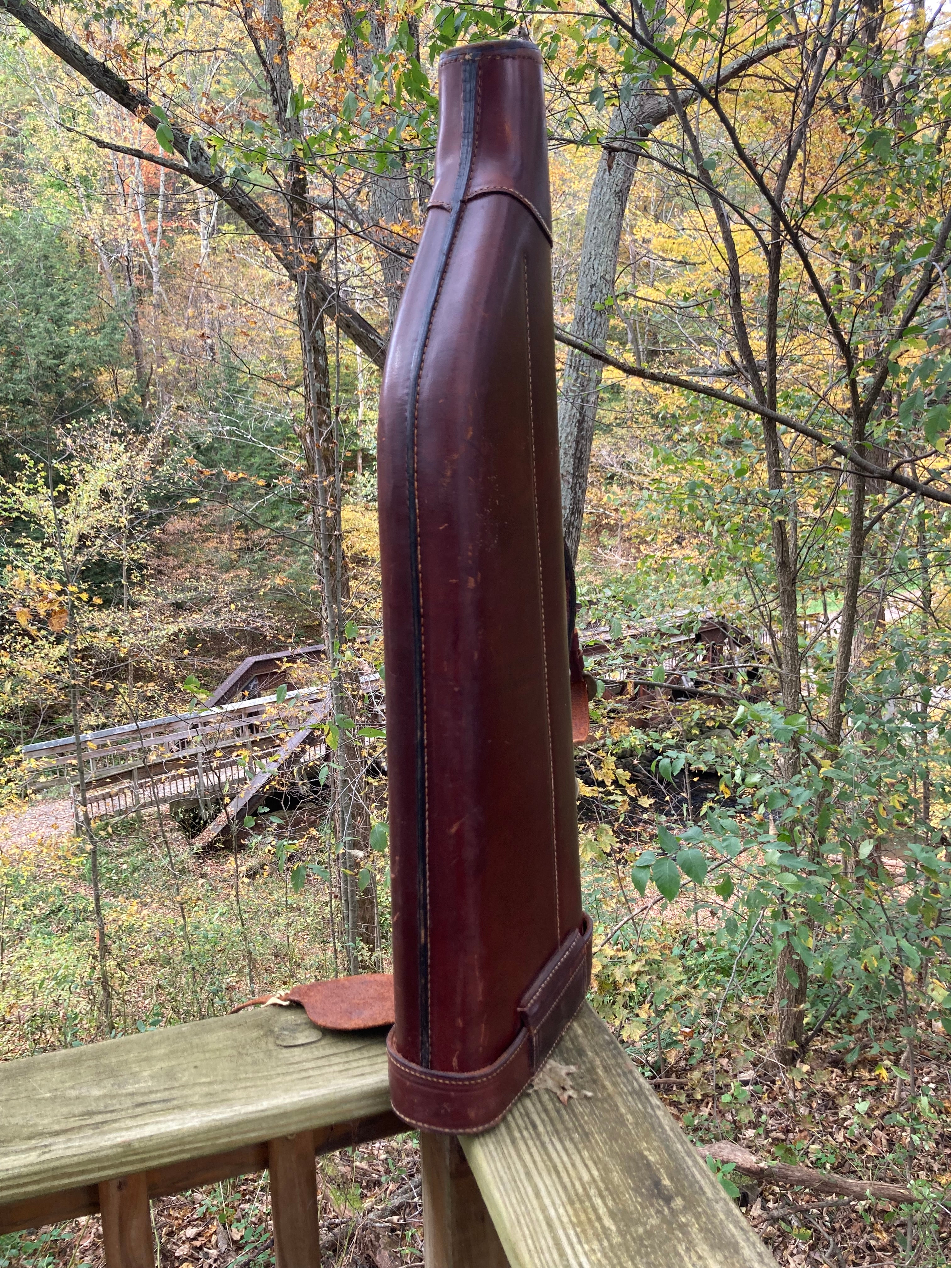 Vintage Abercrombie & Fitch Leg-O-Mutton Shotgun Case